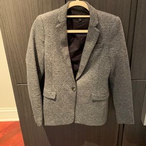 Theory black/white patterned blazer